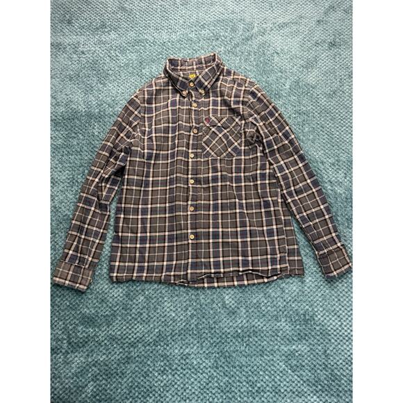 Browning Mens Flannel Button Up Shirt Long Sleeve Large - Picture 1 of 6